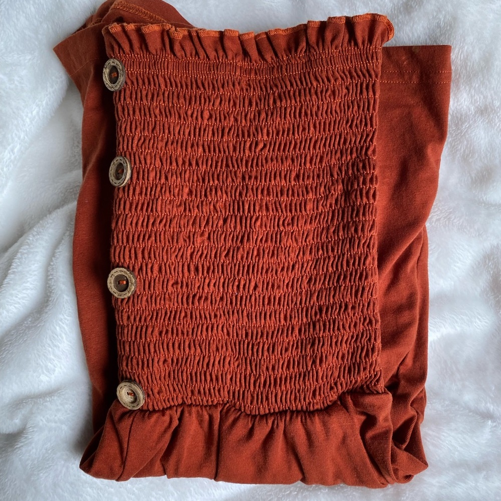 orange romper